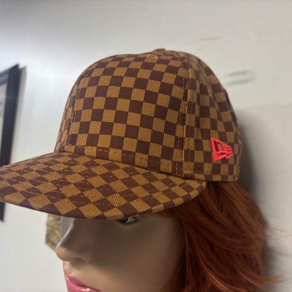 NWOT New Era !!!Major Designer Check Hat-Sz 7 - Picture 3 of 9